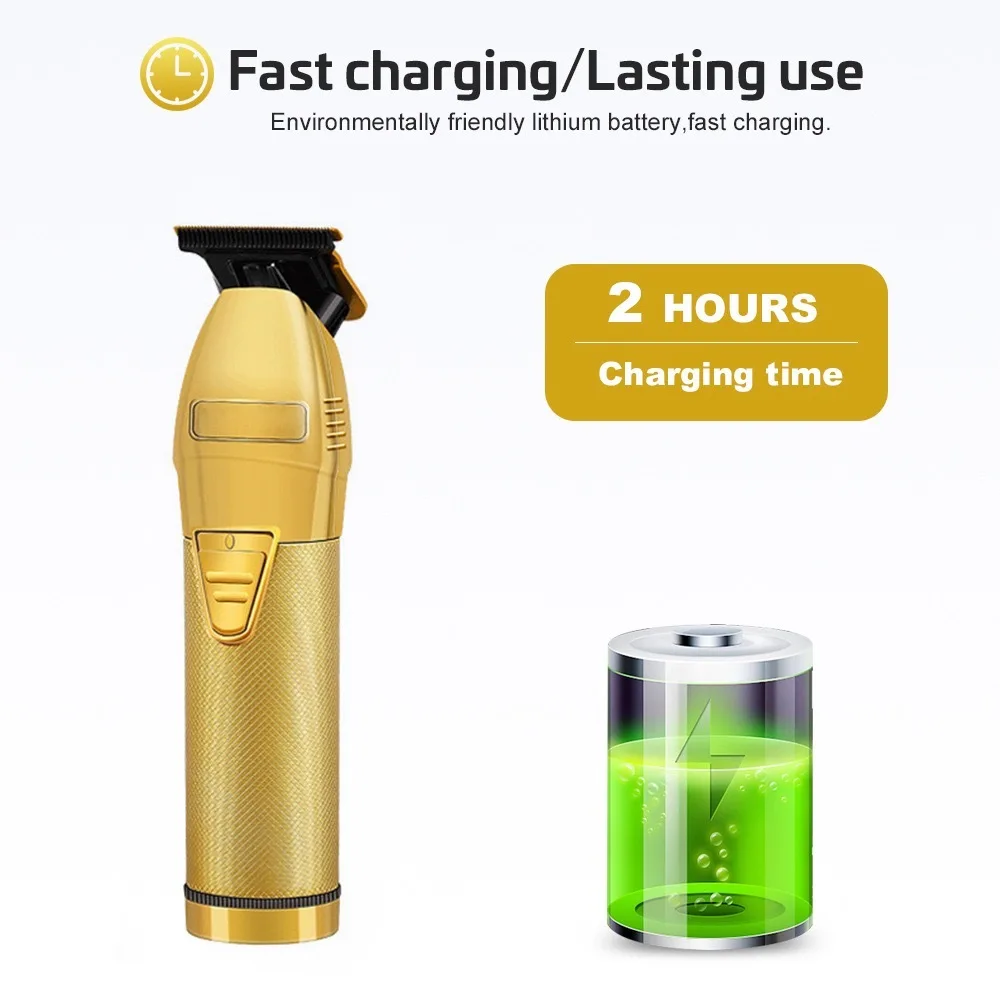 

Men's Professional Hair cutting beard Trimmer Clipper, Electric Rechargeable Razor, Shop Barber Machine,T-type Haircut Styling