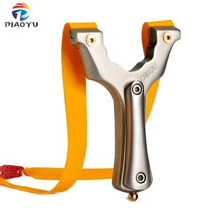 Рогатка для охоты, Высококачественная Рогатка из нержавеющей стали, Рогатка с точным прицеливанием, плоская резиновая лента, Новинка