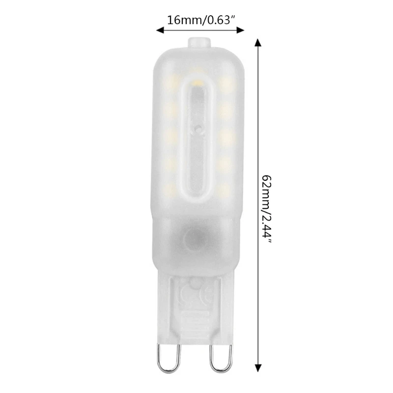 

10Pcs G9 LED Lamp 5W Cold White 6000K 220V Replaces Halogen Lamps Not Dimmable