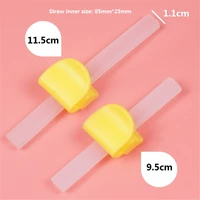 high quality multifuctional food grade silicone drinking straw clip pipette