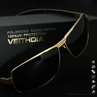 Мужские солнцезащитные очки для вождения VEITHDIA, Брендовые спортивные очки с поляризационными стеклами, 2019