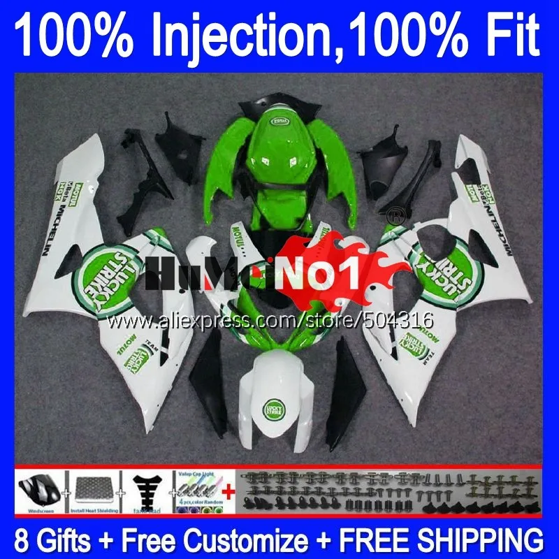 

Injection For SUZUKI 1000CC GSXR-1000 GSXR 1000 Lucky green 21MC.54 GSX-R1000 GSX R1000 05 K5 GSXR1000 2005 2006 05 06 Fairings