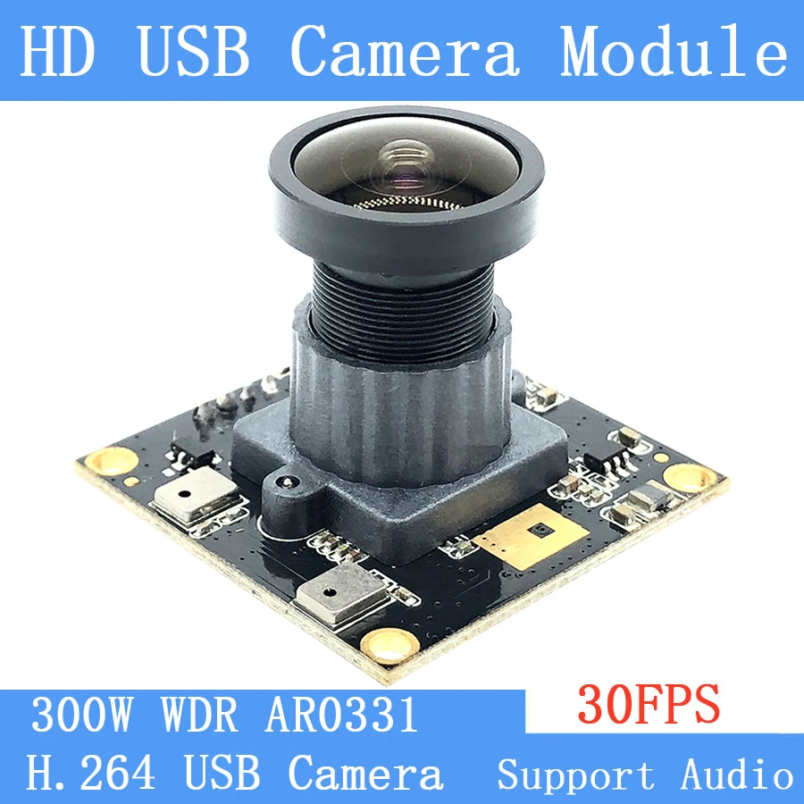 Фото Камера видеонаблюдения PUɺimetis 3MP 1920 * 1080PHD 30fps USB модуль для съемки широкий