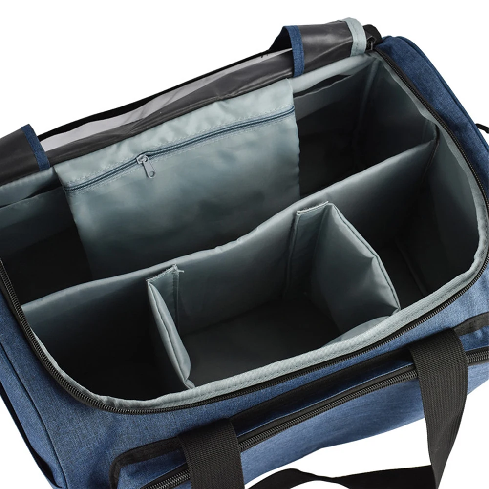 Multifunctional Inner Divider Knitting Bag Thread Crochet Hooks Needles Storage Travel Handbag Home Sewing Supplies Tote | Дом и сад