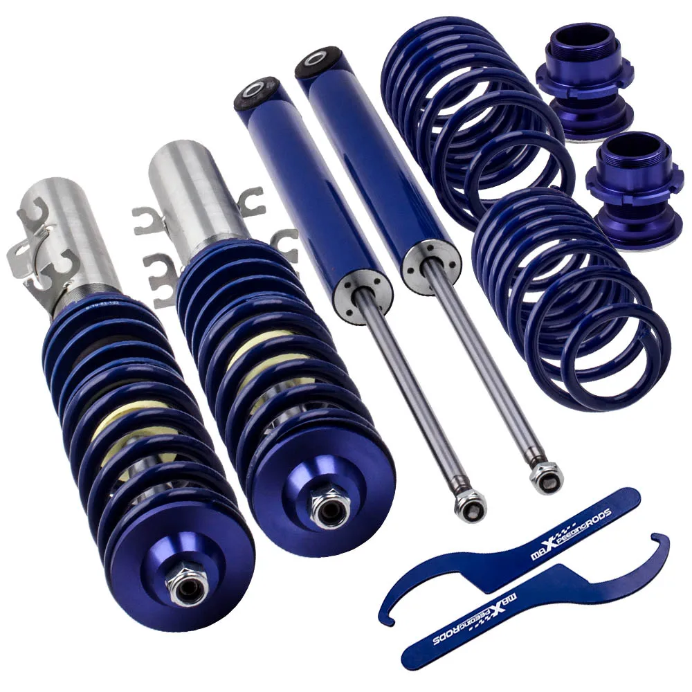 Подвесные стойки Coilover для VW Volkswagen Golf MK4 1 9 TDi FWD амортизатор Seat Leon 8 T 2.3V5 2WD