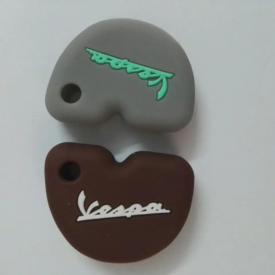 2 шт./лот резиновый силиконовый чехол для ключей VESPA S LX LXV GTS SPRINT PRIMAVERA GTV GT 125 250 300|key
