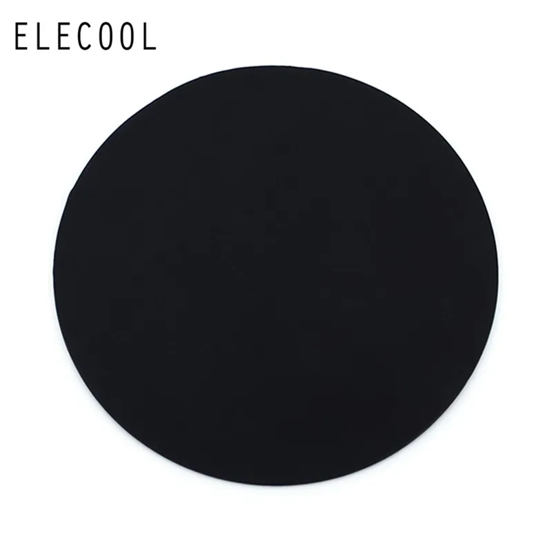 ELECOOL 1 шт. коврик для ногтей из силикагеля палитра коврик моющийся салонный маникюр оборудование для дизайна ногтей инструмент для легкой очистки инструмент для дизайна ногтей - Цвет: Black