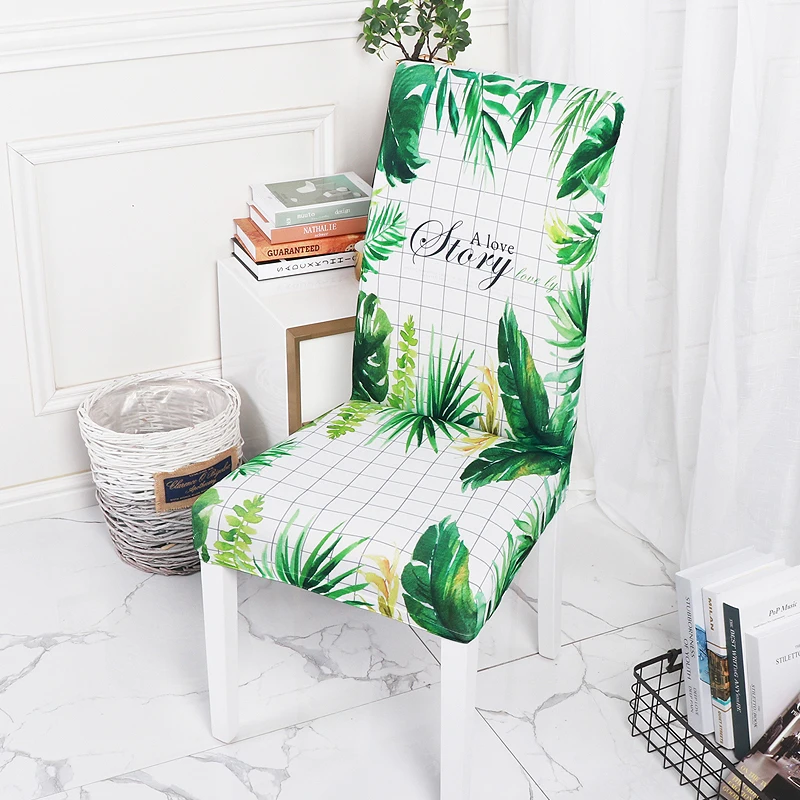 Чехол на стул эластичный чехол для обеденного стола и коридора модное украшение