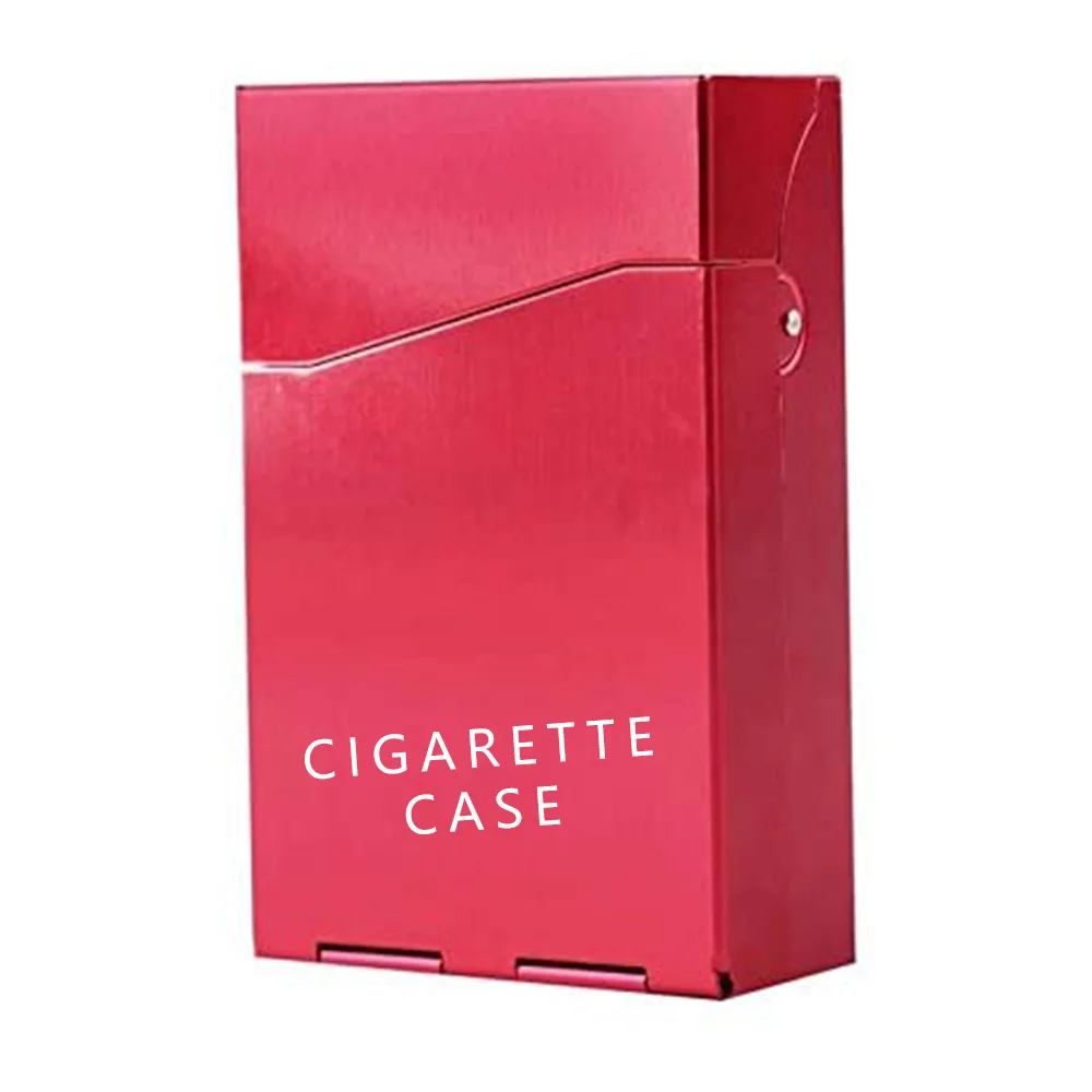 

1PC Portable Metal Cigarette Box Cigarette Packing Box Tobacco Holder Storage Pocket Box Capable of Placing in 20pcs Cigarette