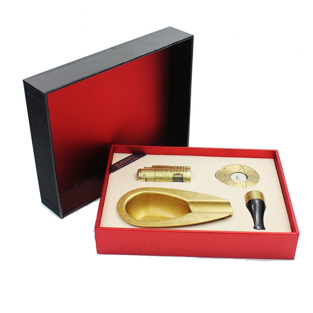 Guevara набор аксессуаров для сигар из нержавеющей стали античный резак пепельница