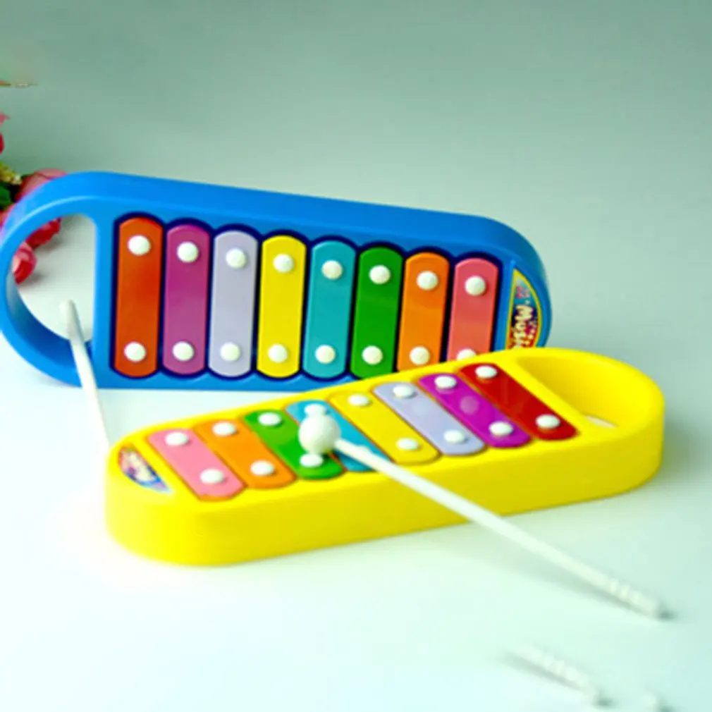 Забавные пластиковые детские восемь шкал ручной стук пианино игрушка Beat
