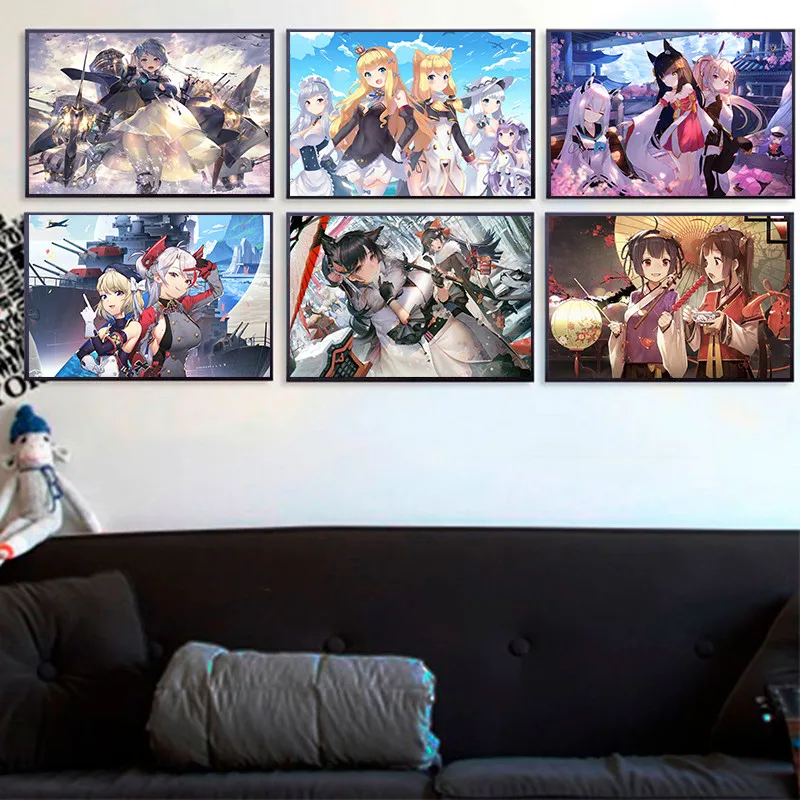 

Аниме плакаты на стену, Картина на холсте, настенное искусство, декор для комнаты