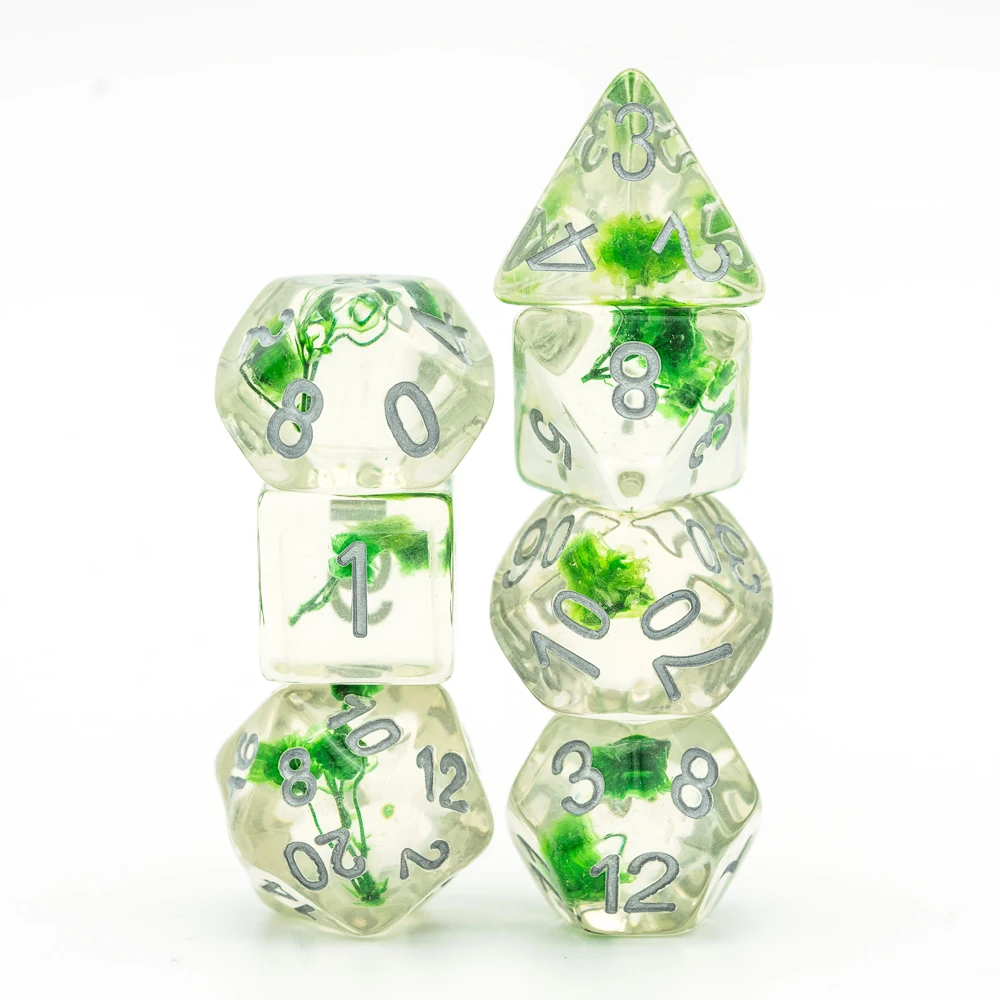 7 шт./компл. Цветочные игральные кости DND D & D4 D6 D8 D10 % D12 D20 многогранные игры Набор