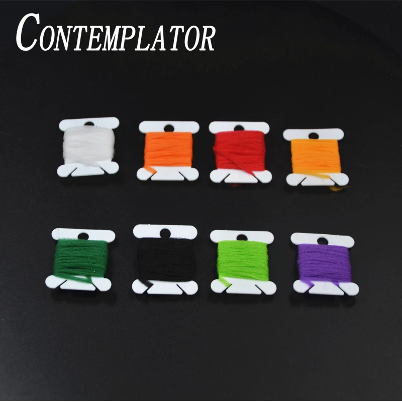 Созерцатель 8 опциональных цветов сухие мухи парашютные стойки Сплит крылья