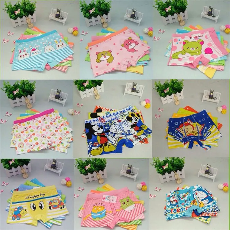 Трусы-боксеры детские хлопковые с героями мультфильмов | Женская одежда