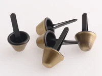 bronze purse feet rivets studs nailheads 15mm metal cone spots pierced for purse handbag leather diy crafts