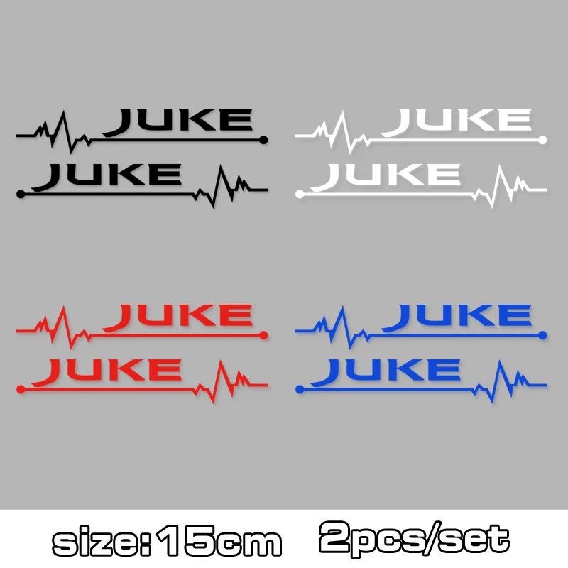 2 шт. Автомобильная наклейка на зеркало заднего вида в полоску для NISSAN JUKE Qashqai