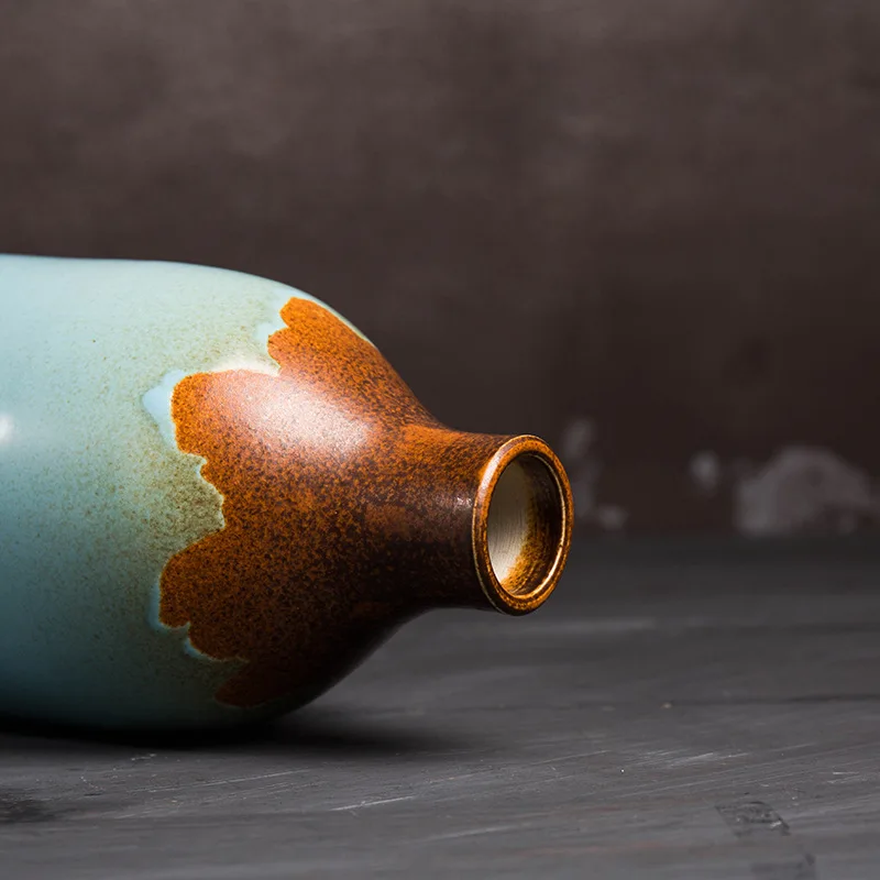 Домашняя декоративная фарфоровая ваза для цветов китайская керамическая