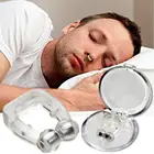 4 шт., силиконовые магнитные зажимы для носа, анти-храп, храп, помощь во сне, дыхание, апноэ, ночное устройство с чехлом