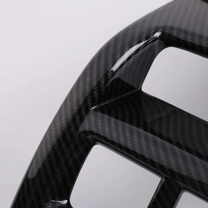 

Carbon Fiber Style Rear Seat Armrest A/C Air Outlet Vent Decor Trim for Cadillac XT4 Rear Air Outlet Vent Cover Trim