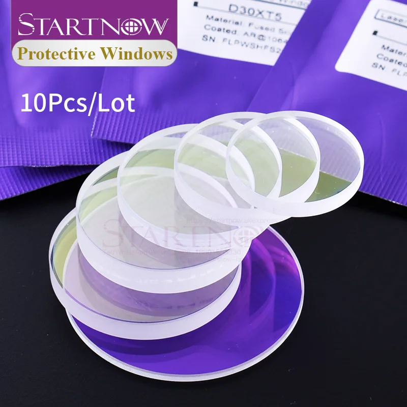 Startnow горячая распродажа 10 шт лазерный Защитный Объектив 28x4 30x5 37x7 Plus-H 1064 нм