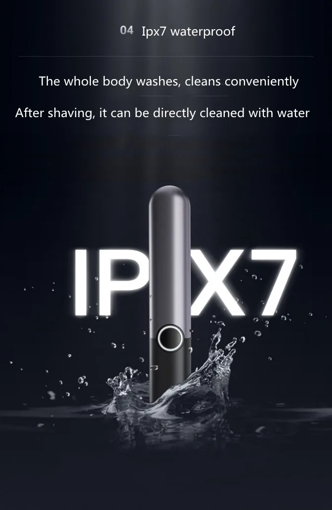 Машинка для стрижки волос в носу ENCHEN Mocha N IPX7 Водонепроницаемая с аккумулятором и