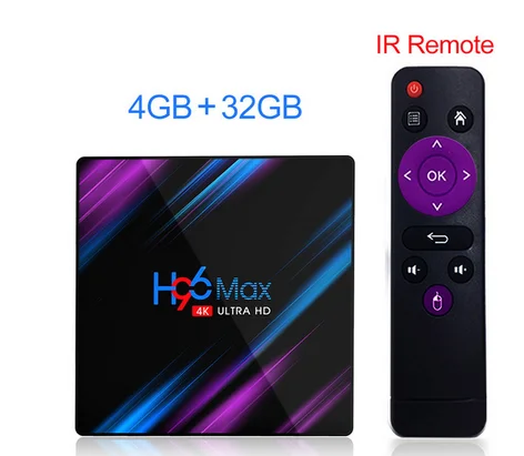 Серебристый H96 MAX Smart tv Box Android 9,0 16 ГБ 32 ГБ 64 ГБ медиаплеер Rockchip RK3318 4K Wifi USB 3 медиаплеер Android телеприставка - Цвет: Серебристый