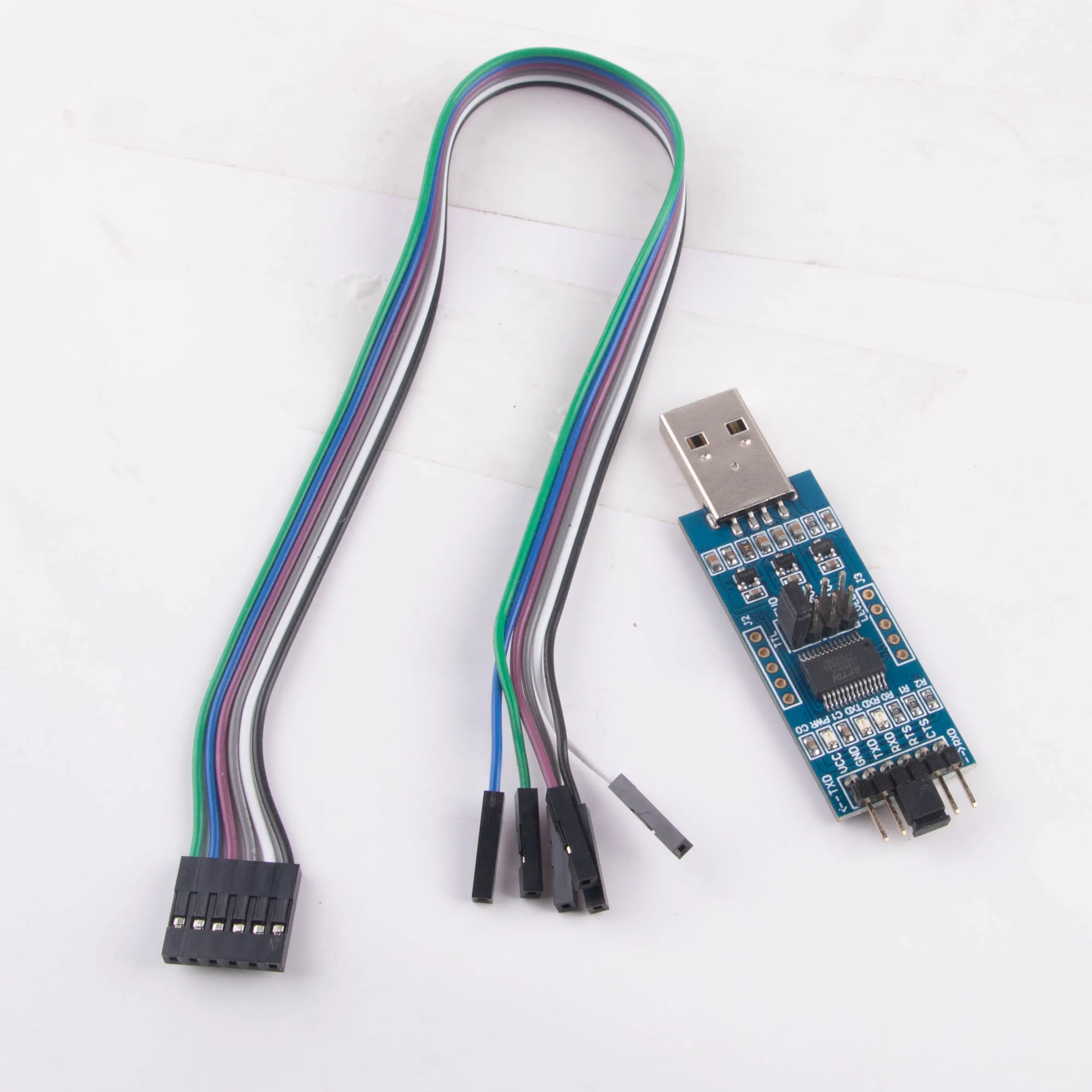 USB 2 0 к UART TTL 6-контактный разъем FTDI FT232RL 1 8 в 5 3 В модуль последовательный