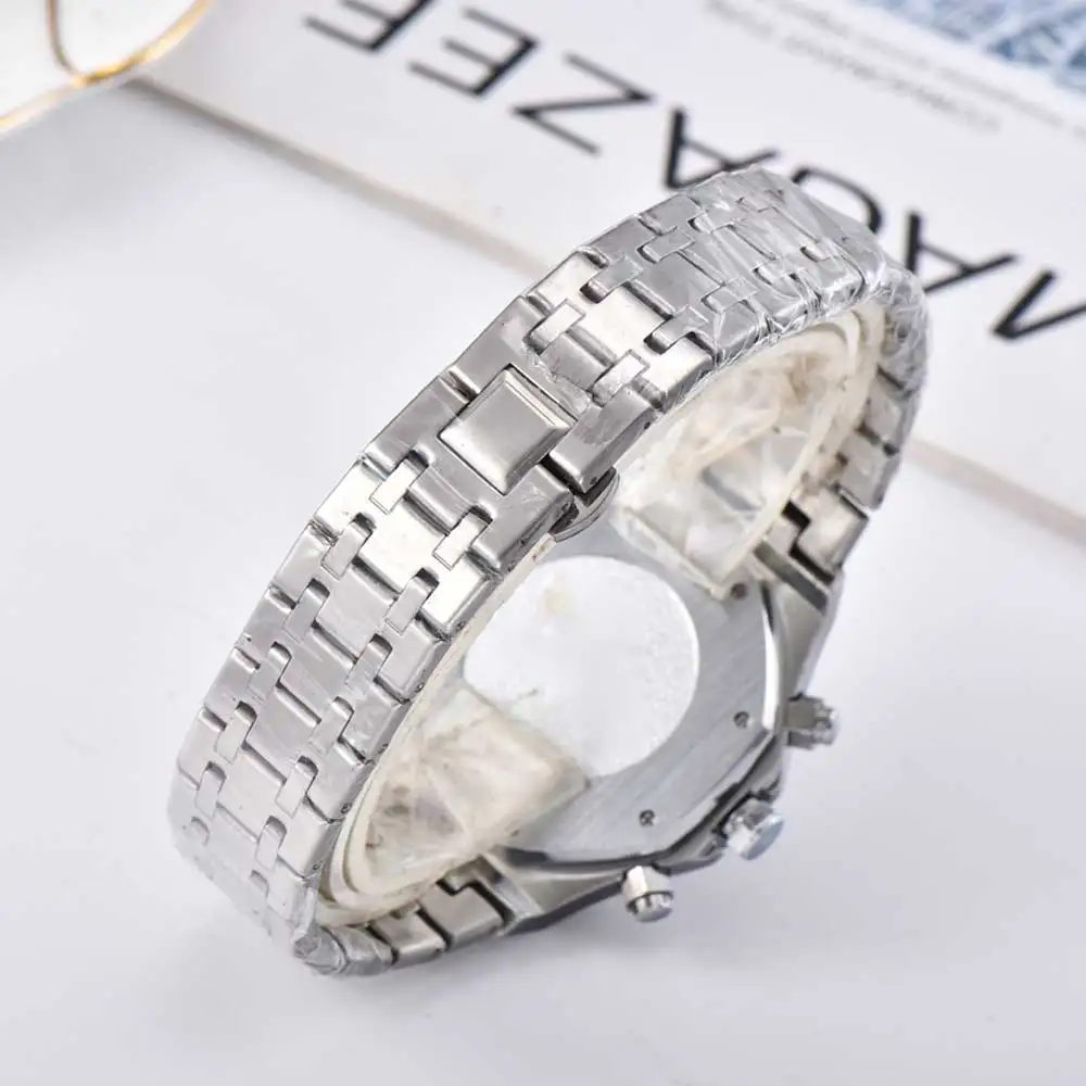 

Sports Men's Watch High Quality Stainless Steel Dial Luxury Business Watch Quartz Relogio Masculino Ladies Watch