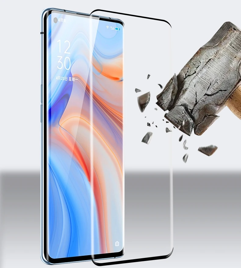 Vidrio Protector de pantalla para Oppo Reno 5 Pro 5G, pel&iacute;cula de vidrio templado fino para Oppo Reno 5 4 Pro, pel&iacute;cula de tel&eacute;fono para Oppo Reno 5, 2 uds.-2