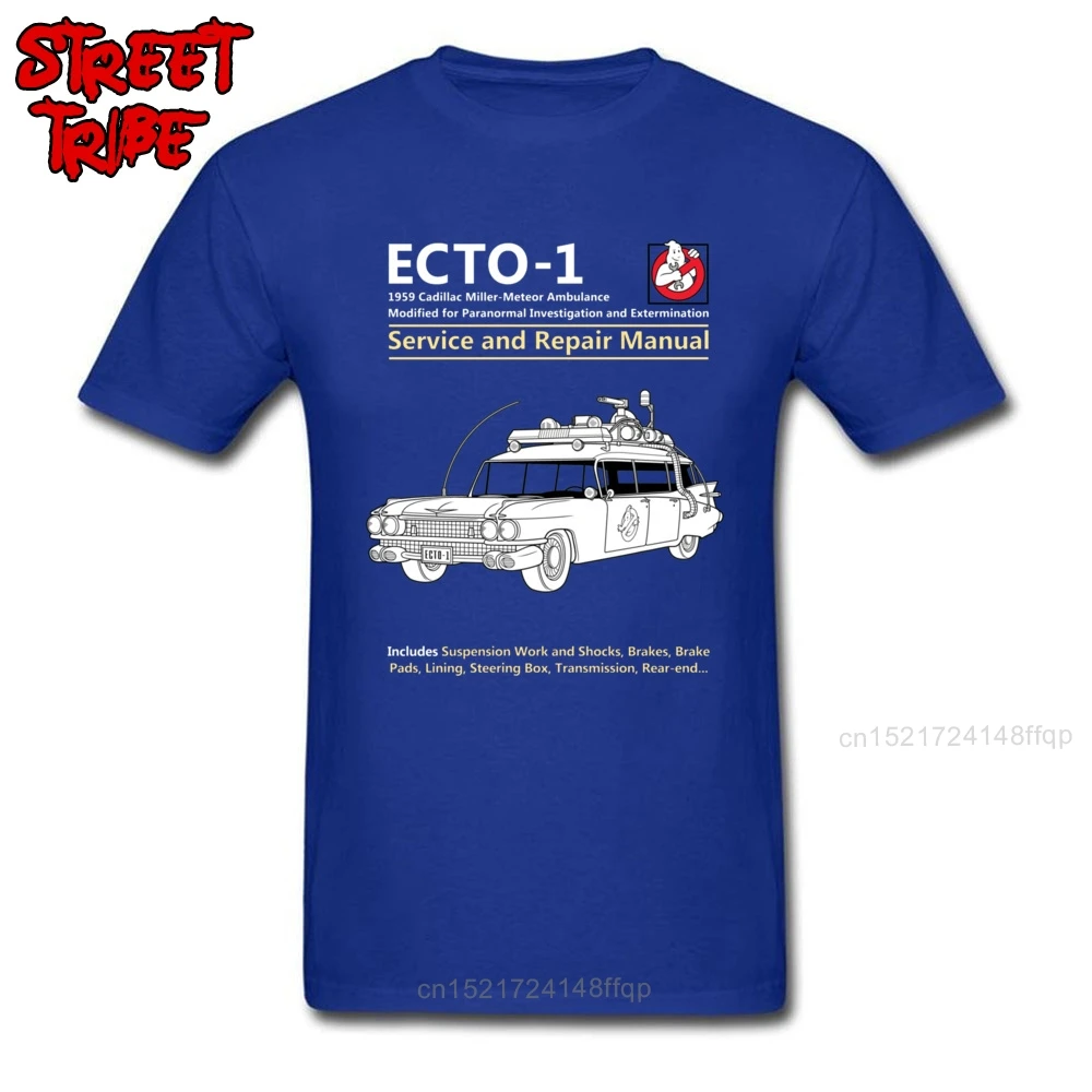 Мужская футболка с принтом Ghostbusters забавная Футболка ECTO 1 руководство по
