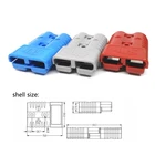 2 шт., гнездо для быстрого соединения, 175A, 600 В, быстроразъемный штекер разъем для лебедки, серыйсинийкрасный, макс. для провода 1AWG