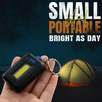 1pc mini led flashlight keychain pocket torch light flashlight lamp waterproof automotive interior supplies