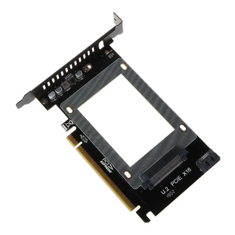 Переходник PCI-E Riser 3 0 4X X16 к U.2 SFF-8639 адаптер NVMe PCIe SSD PCI-e U2 карта M.2 NGFF 2 5 'SSD на PCI-EX16