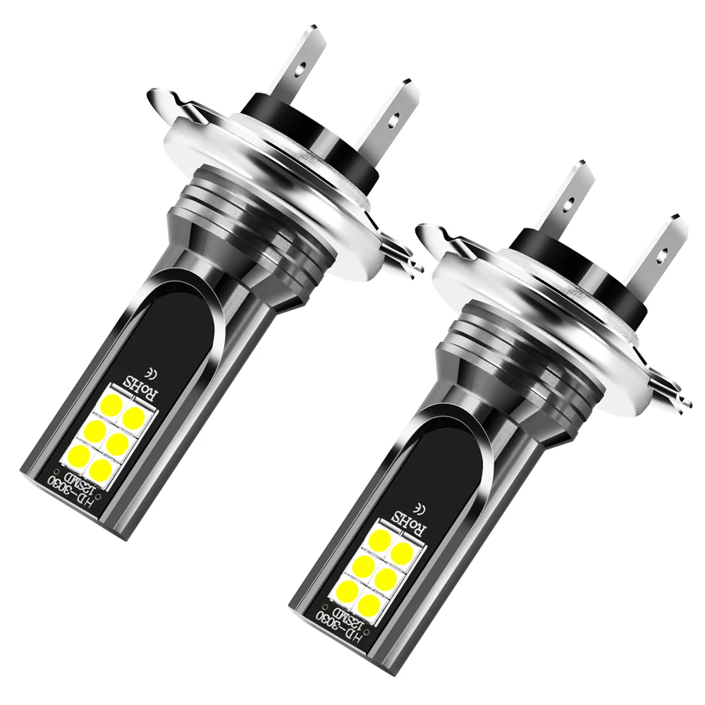 2x H7 LED Car Headlight Bulbs Super Bright for Mitsubishi Outlander ASX RVR Pajero Lancer Opel astra h J g Mokka | Автомобили и