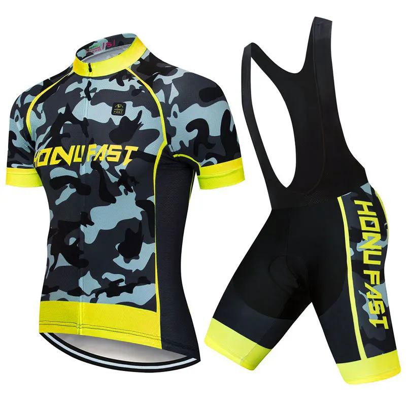

Cycling Jersey 2021 Pro Camouflage Cycling Clothing Summer Short sleeve MTB Cycling Shirts Men Team Bike Jersey Ropa