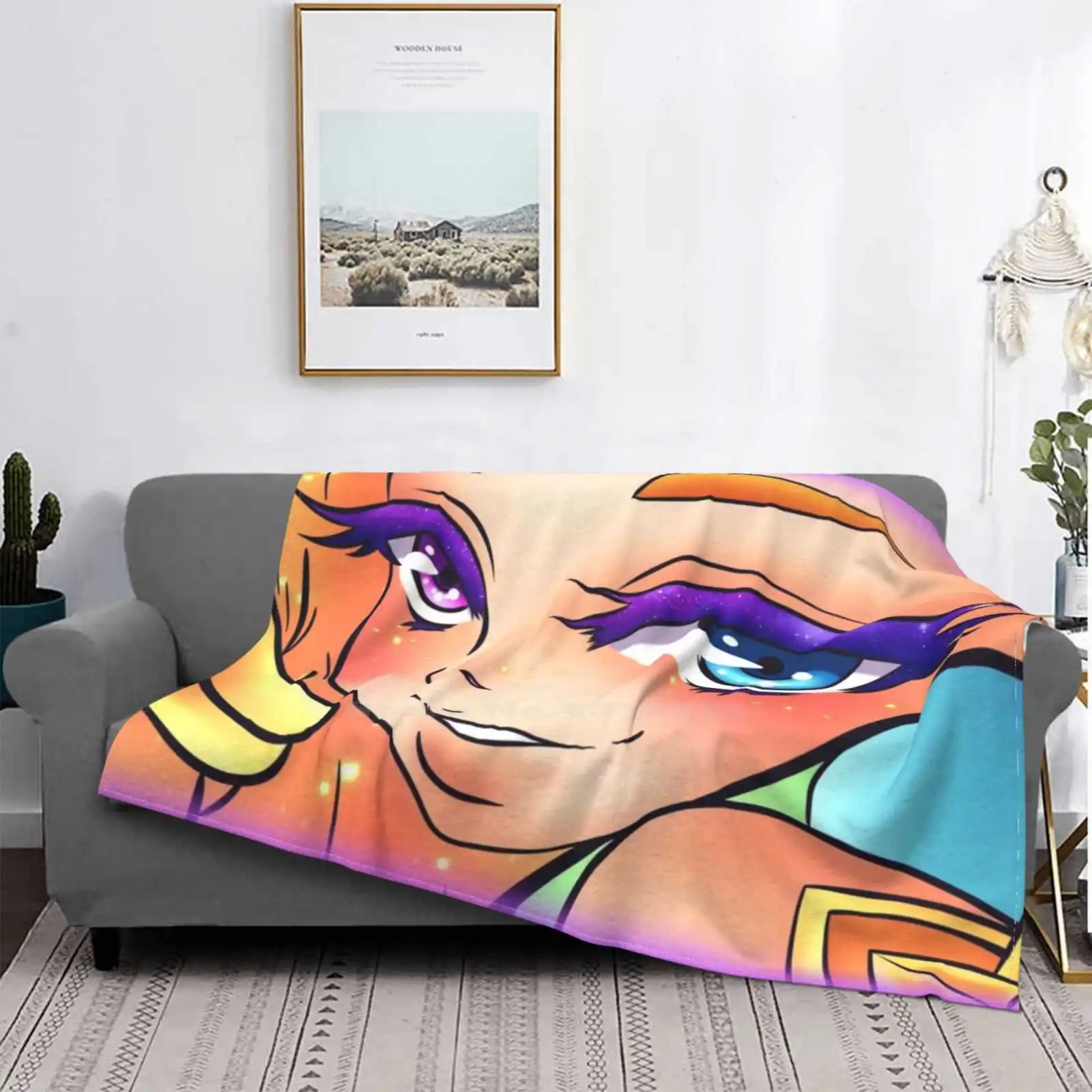 

¡Zoe de! Manta fina y cálida, supersuave, para videojuegos, Moba, Zoe Fanart