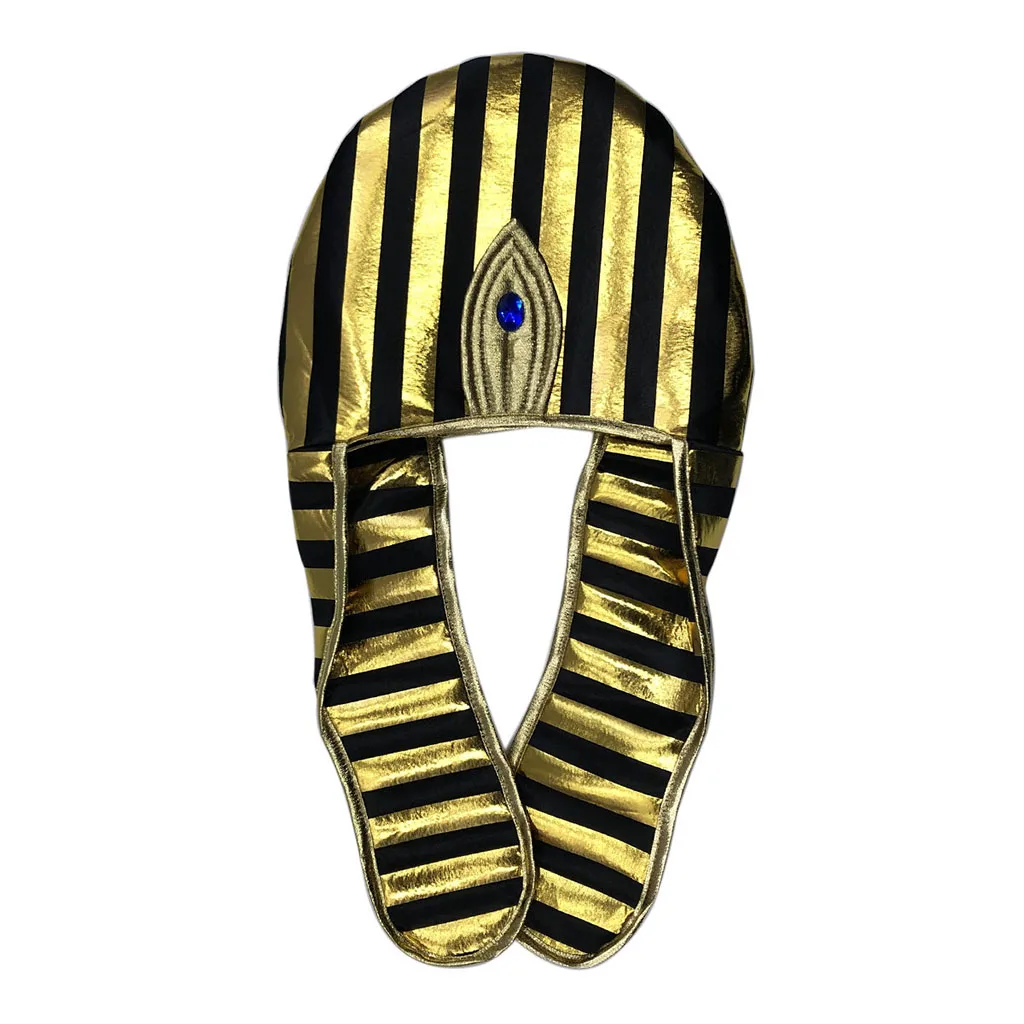 

Prettyia Vintage Egyptian Queen Headwear Pharaoh Hat Costume Props for Women