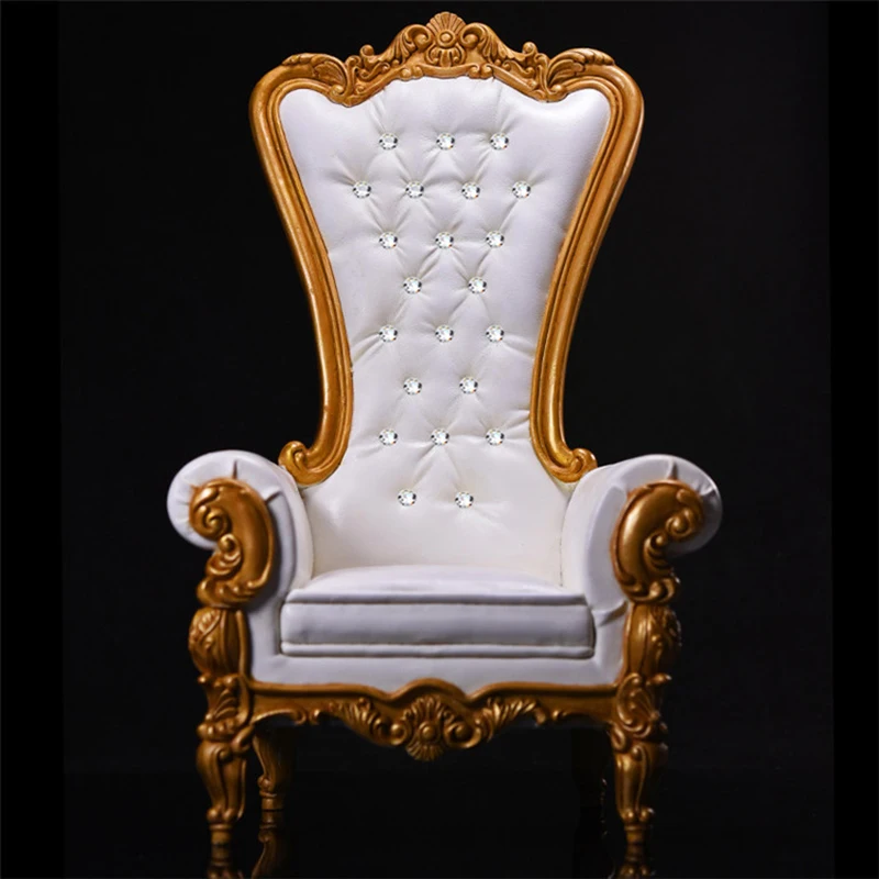 Hot Figure Accessory Furniture 1:6 Scale European Queen Sofa Chair Model W Crystal Sofa Model Toys