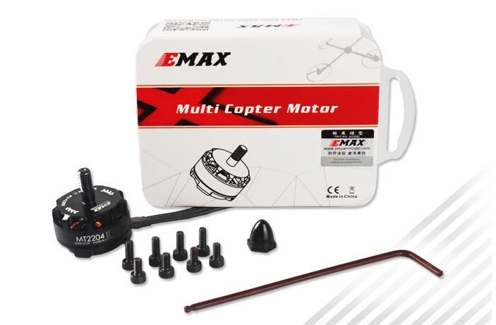 4 x Emax MT2204 II 2300KV охлаждающий бесщеточный двигатель CW CCW 2-4S для мини-квадрокоптера