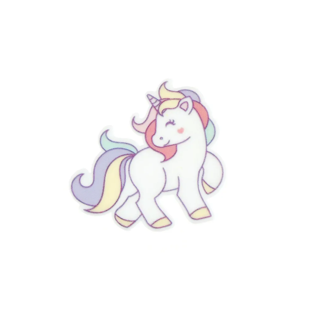 

5PCS 3.2*3.5cm Kawaii unicorn Resin Flat Back Cabochon for Phone Decoration,Simulation food, DIY