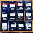 Муассанит VVS1, натуральный белый D-образный камень 100% мм  0,8 мм, Круглый Муассанит 3,0 карата, с отличной огранкой, положительный лабораторный камень