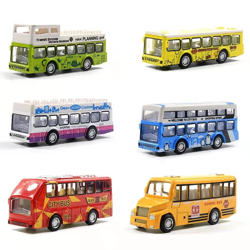 

Модель школьного автобуса из сплава, 1:64