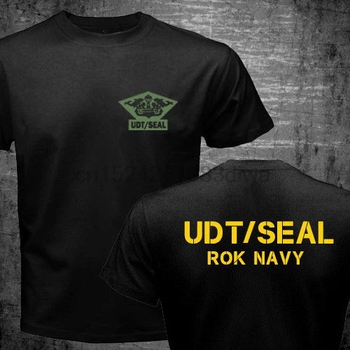 Брендовая Футболка мужская 2019 мода новая Южная Корея ROK NAVY UDT SEAL спецназ