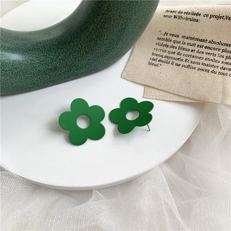 Женские серьги с цветком авокадо гвоздики из сплава динозавра Ювелирное