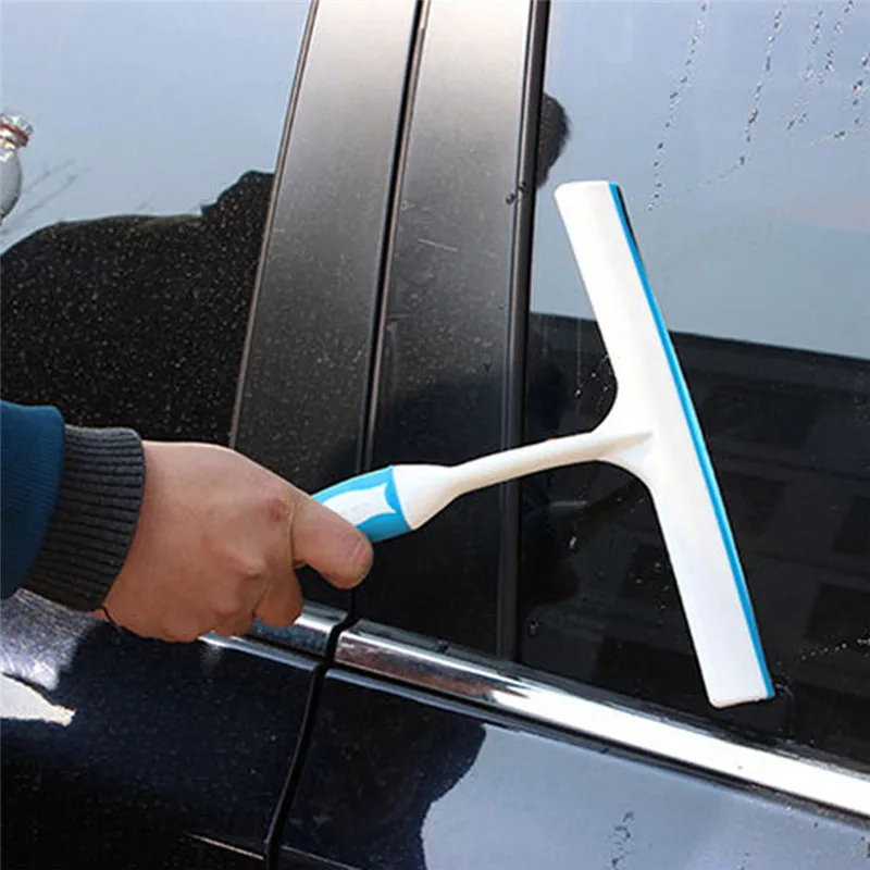 1 шт. Многофункциональный силиконовый скребок для автомобиля воды на лобовое