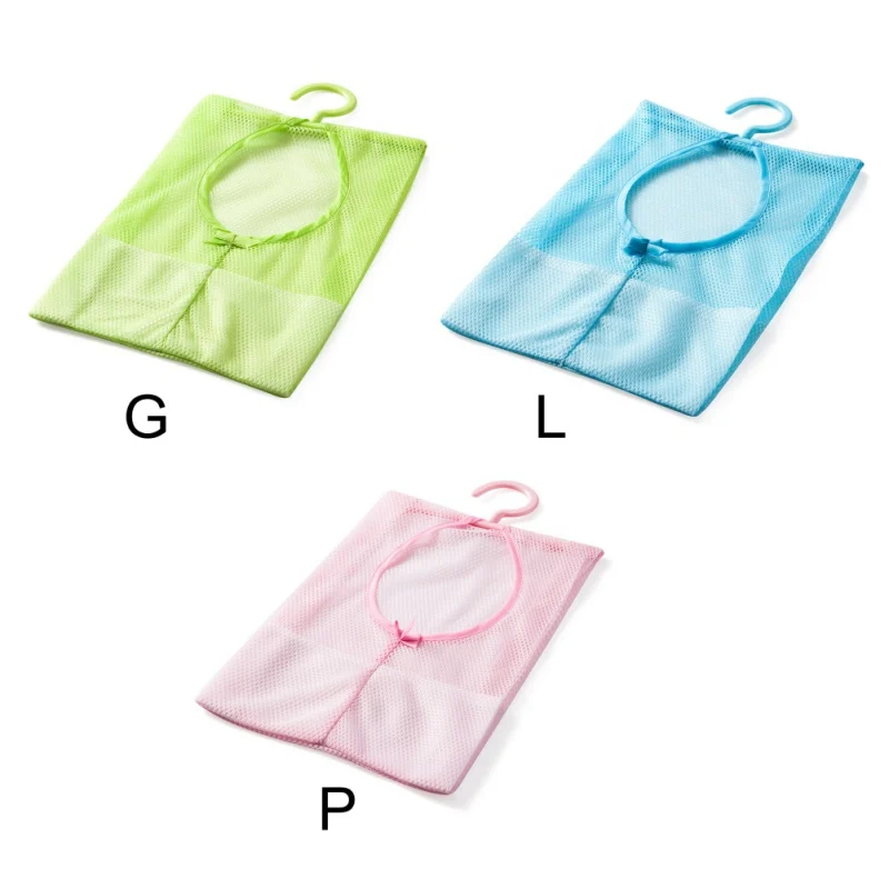 Полиэфирная сетчатая подвесная сумка для одежды органайзер игрушек