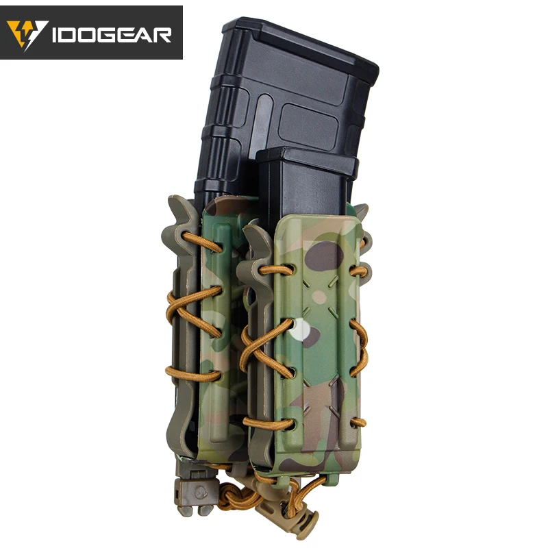 IDOGEAR Тактический Магнитный azine Pouch MOLLE Mag Holder чехол для винтовки 5 56 7 62 9 мм|Кобуры| |