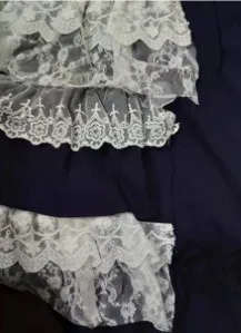 NAVY BLUE Женские летние кружевные Многослойные драпированные юбки Mori для девочек, эластичные облегающие миди юбки до колен, женская одежда Y03548 - Цвет: NAVY BLUE