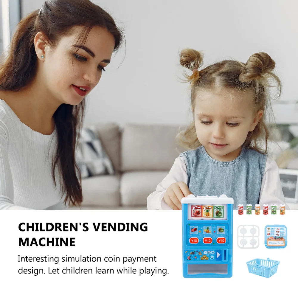 

1Pc Simulation Vending Machine Coin Payment Beverage Machine Kids